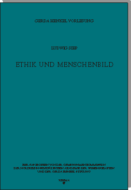 Umschlag Siep - Ethik und Menschenbild