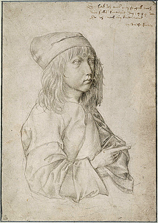 Duerer Selbstportrait jung